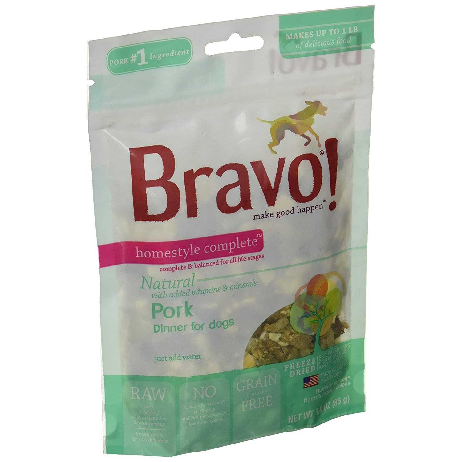 Bravo! Homestyle Complete Turkey Dinner Freeze-Dried Dog Food - Healthber