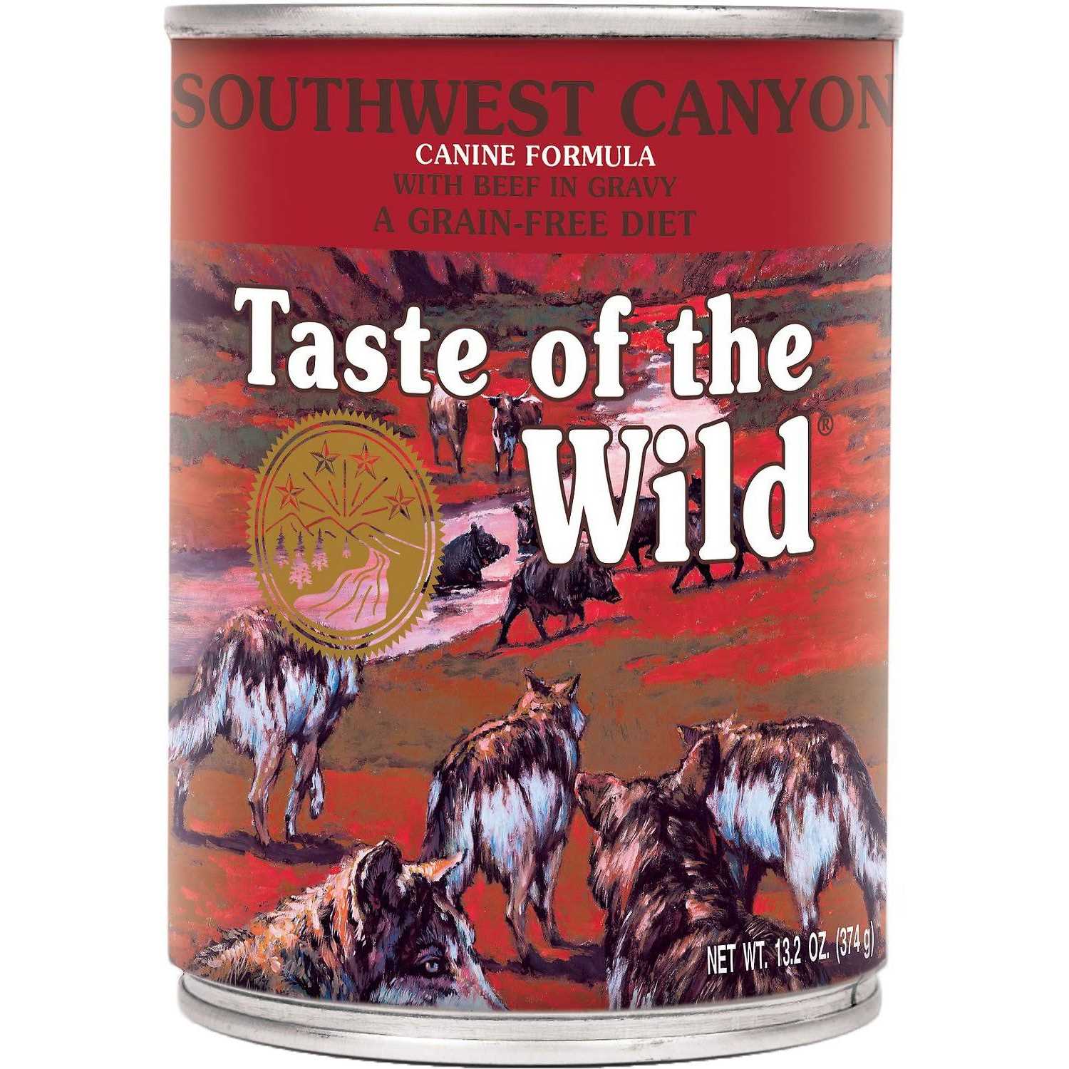 Taste of The Wild Southwest Canyon Canned Dog Food Case - Healthber