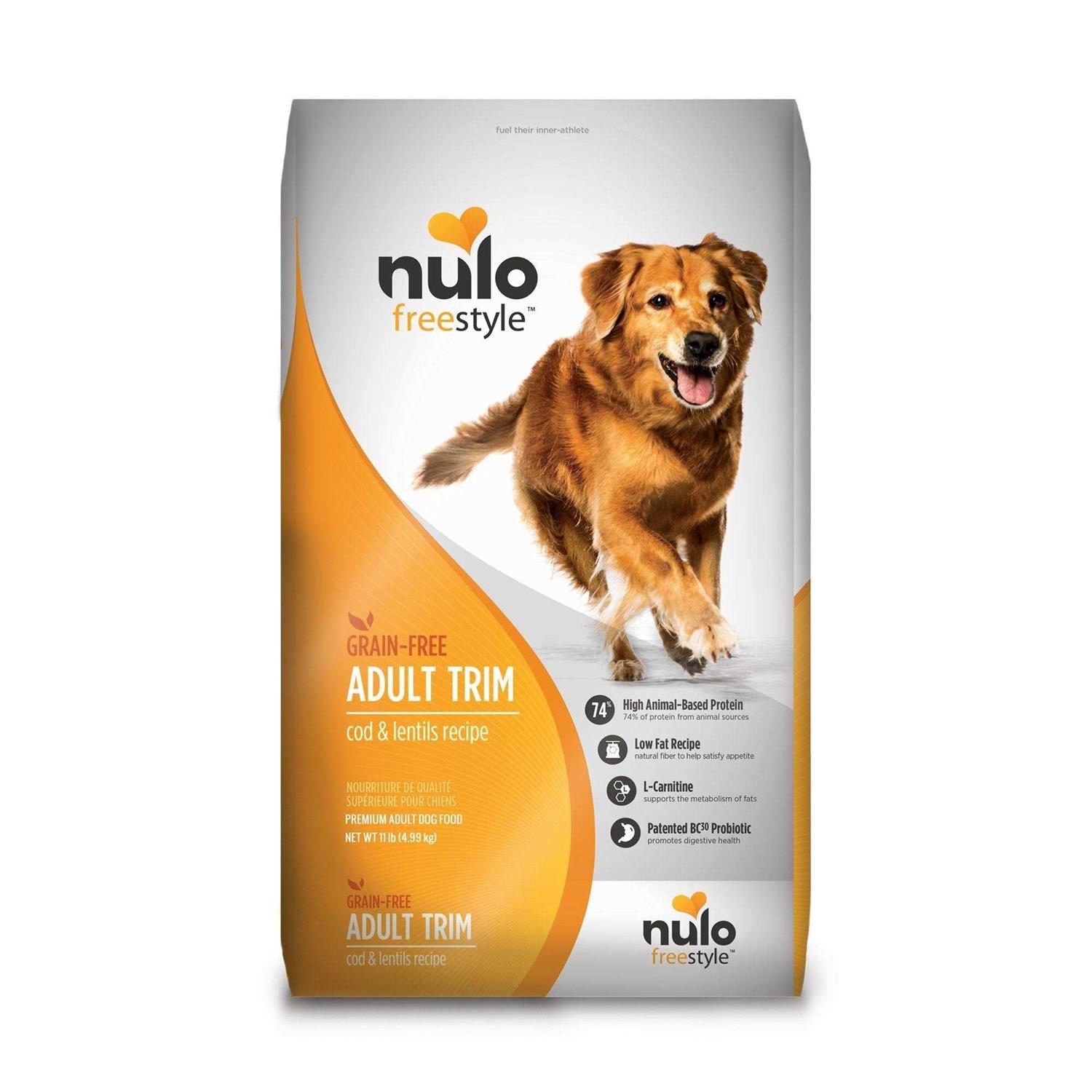 Nulo Freestyle Grain Free Adult Trim Cod & Lentils Recipe Dry Dog Food - Healthber