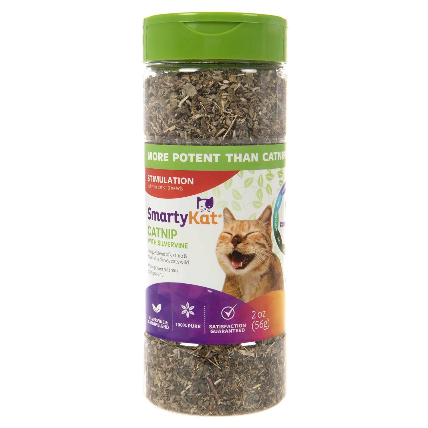 SmartyKat Catnip with Silvervine - Healthber