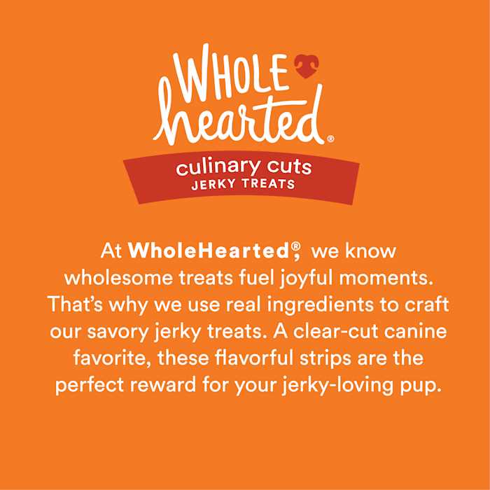 WholeHearted Culinary Cuts Chicken Recipe Jerky Dog Treats - Healthber