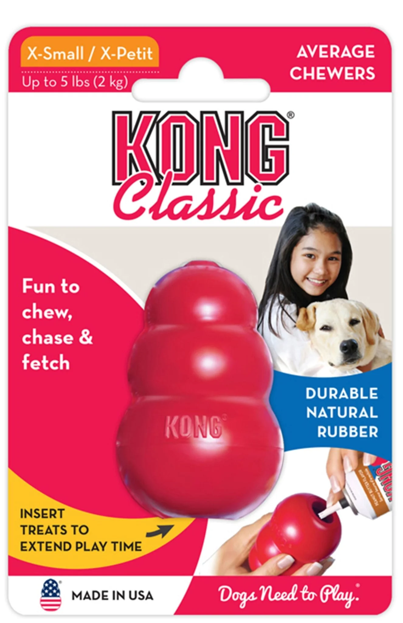 KONG Classic Dog Toy - Healthber