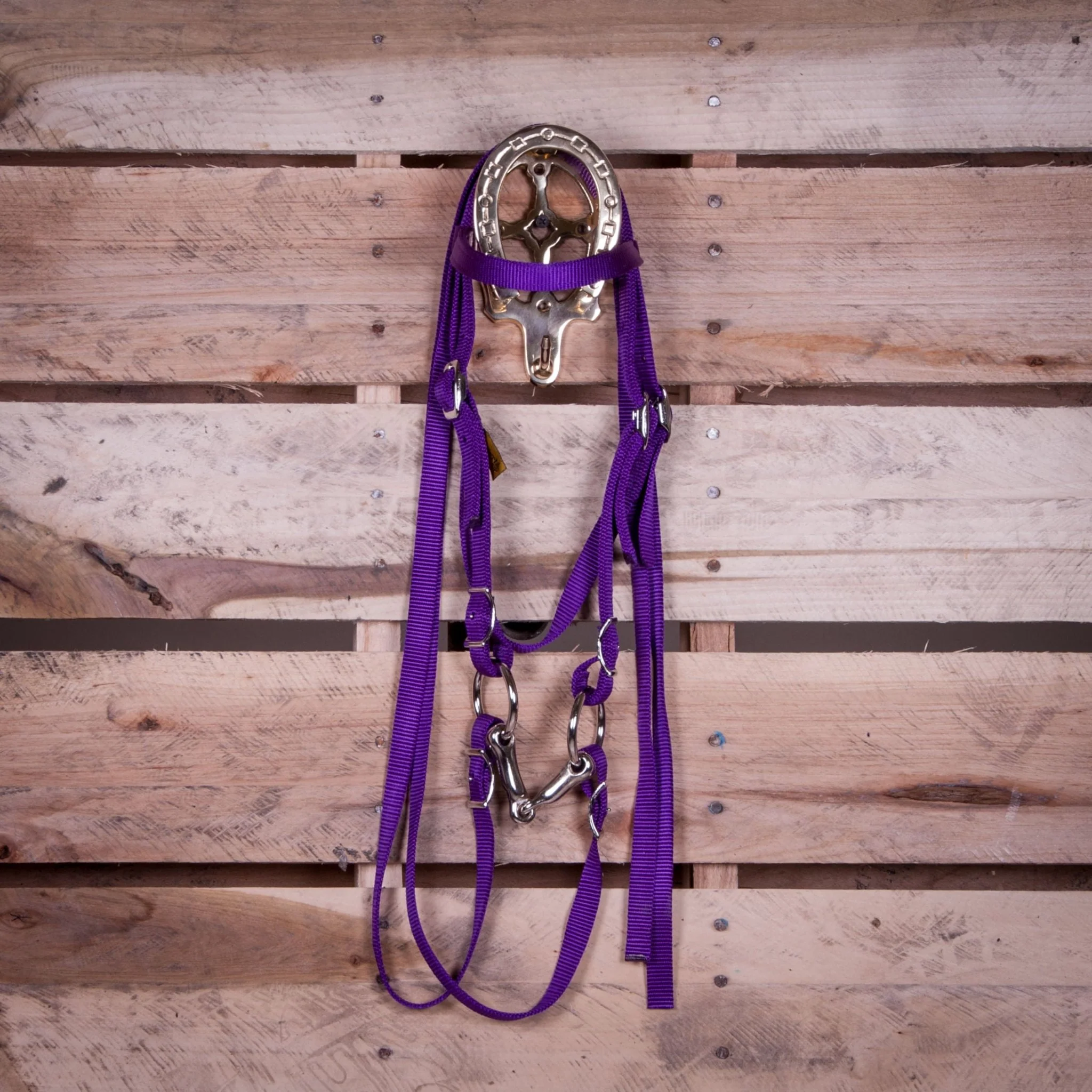 Triple E Miniature Nylon Headstall with Bit & Reins - Healthber