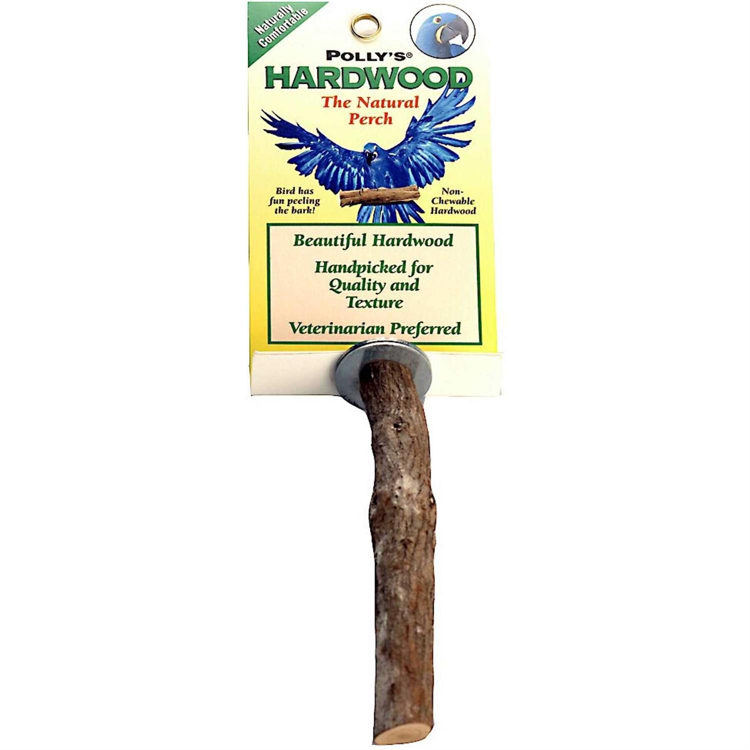 Pollys Hardwood Bird Perch - Healthber