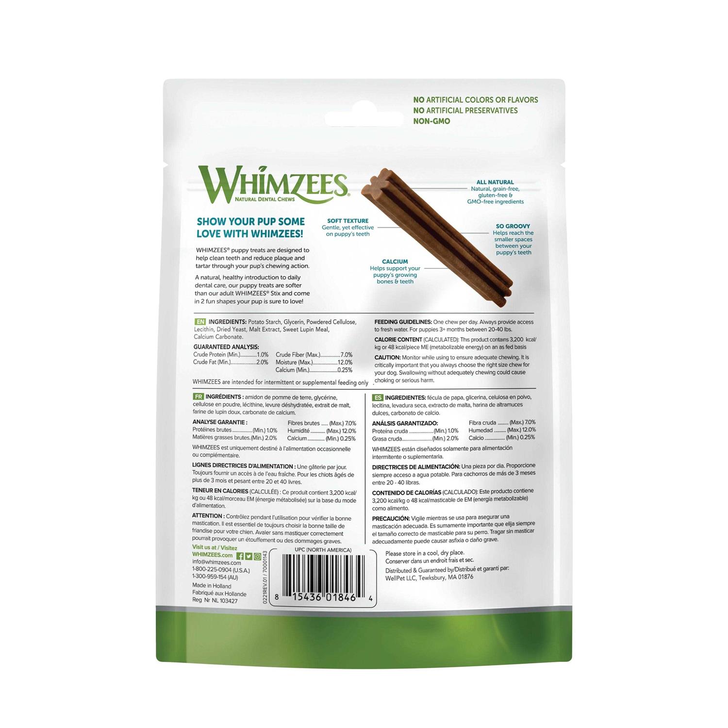 Whimzees Dental Puppy Treats - Healthber