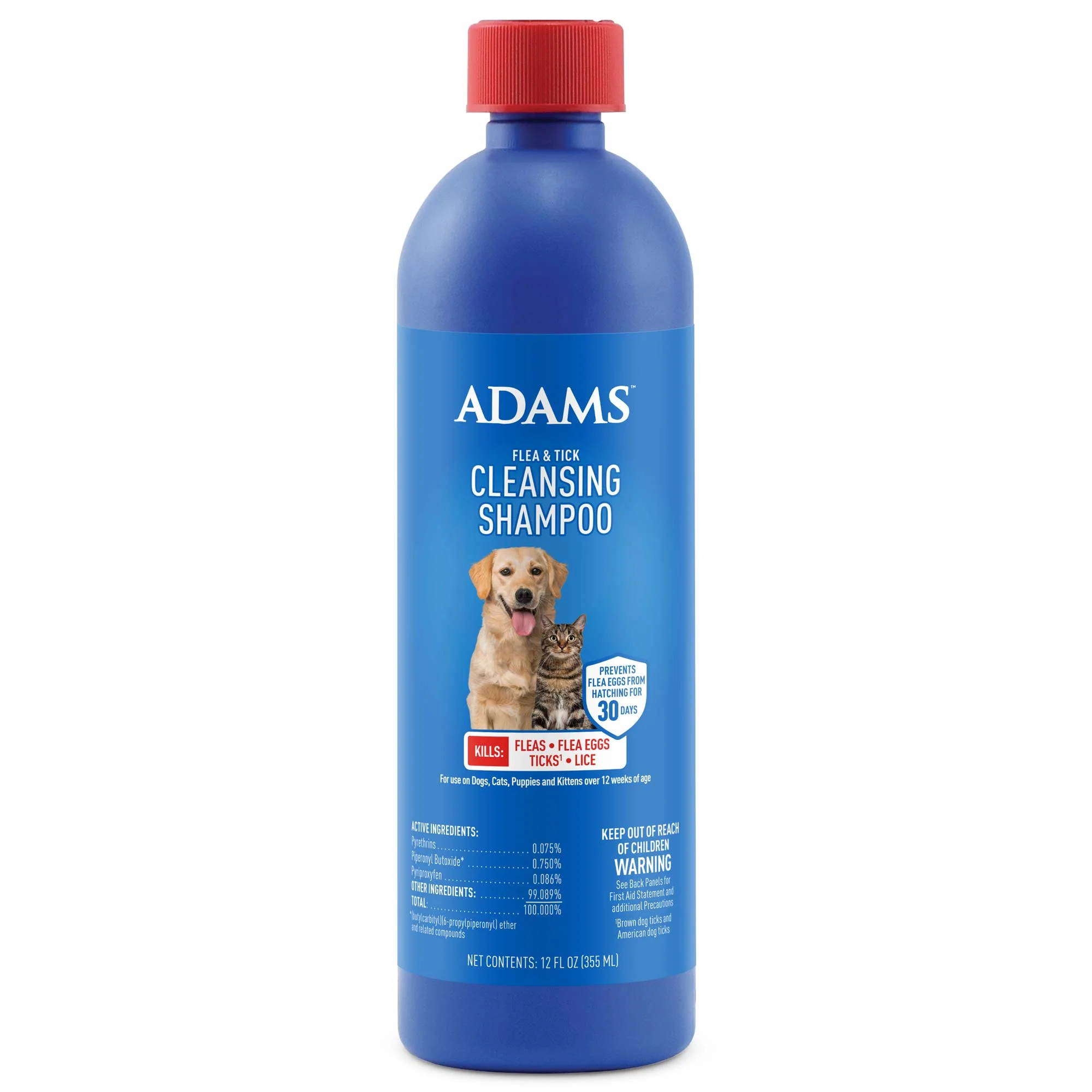 Adams Flea & Tick Cleansing Shampoo - Healthber