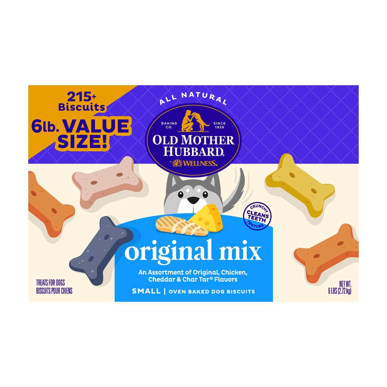 Old Mother Hubbard Classic Original Assortment Biscuits Baked Dog Treats Small - Healthber