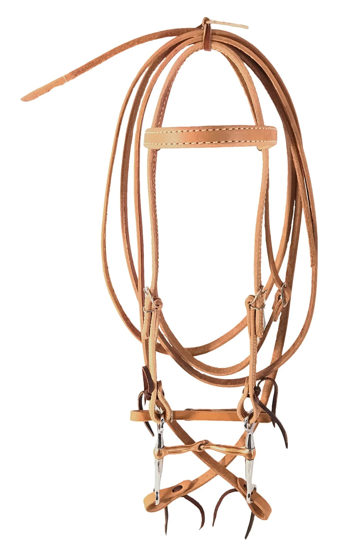 Oxbow Tack Complete Bridle w/ Copper Tom Thumb - Healthber