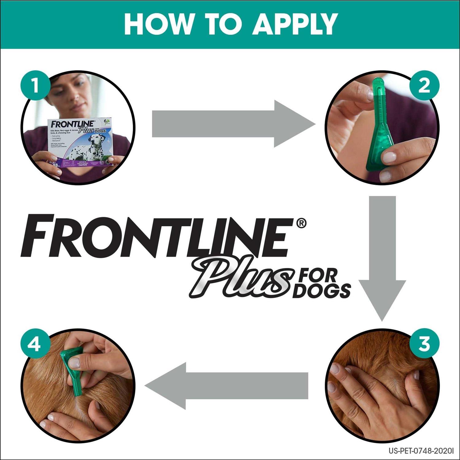 Frontline Plus Dogs Flea Tick - Healthber