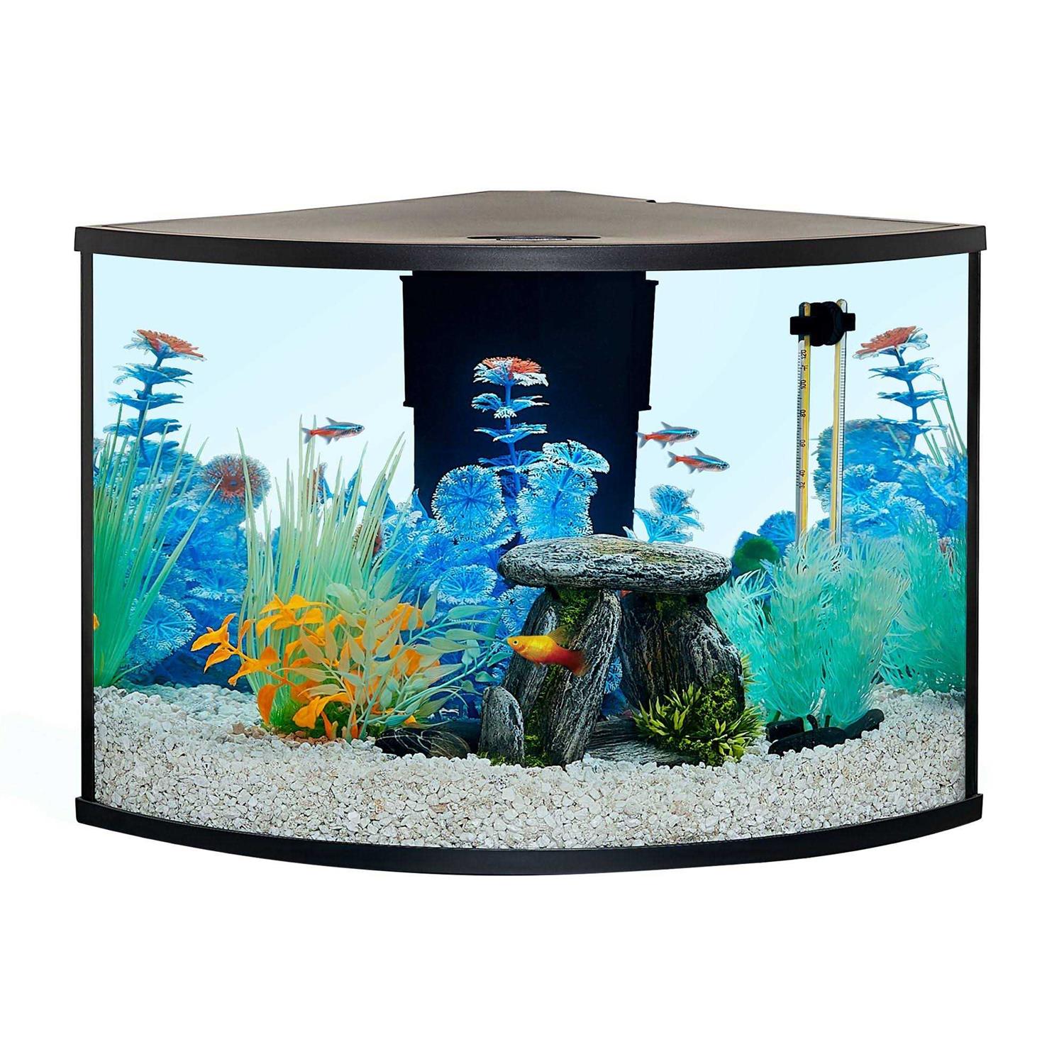 Top Fin Corner Tank Aquarium Starter Kit - Healthber