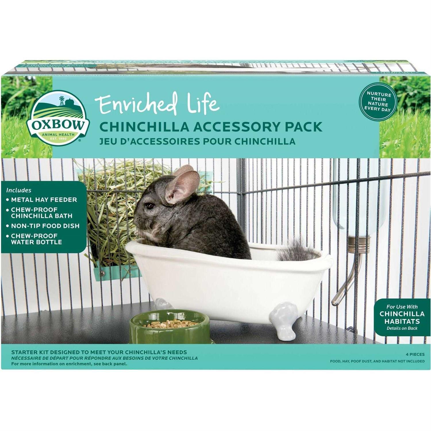 Oxbow Enriched Life Chinchilla Accessory Pack - Healthber