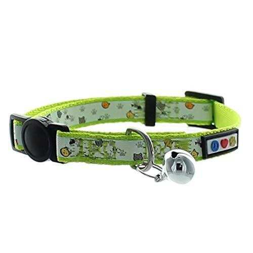 Pawtitas Cat Collar with Safety Buckle and Removable Bell Cat Collar Kitten Collar - Healthber