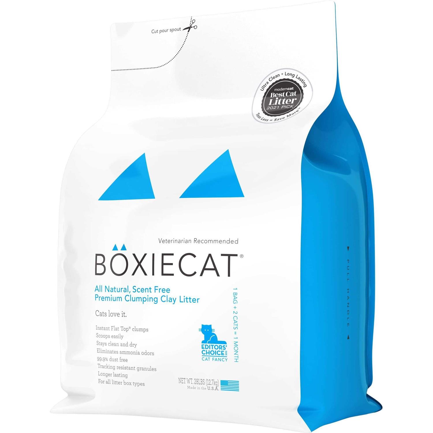 Boxiecat Cat Litter Premium Clumping Clay - Healthber