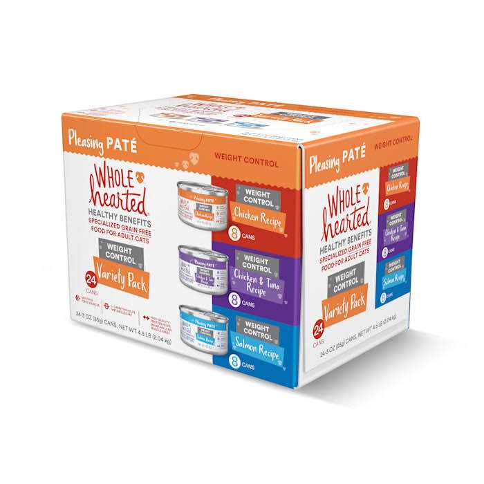 WholeHearted Weight Control Adult Wet Cat Food Variety Pack - Healthber