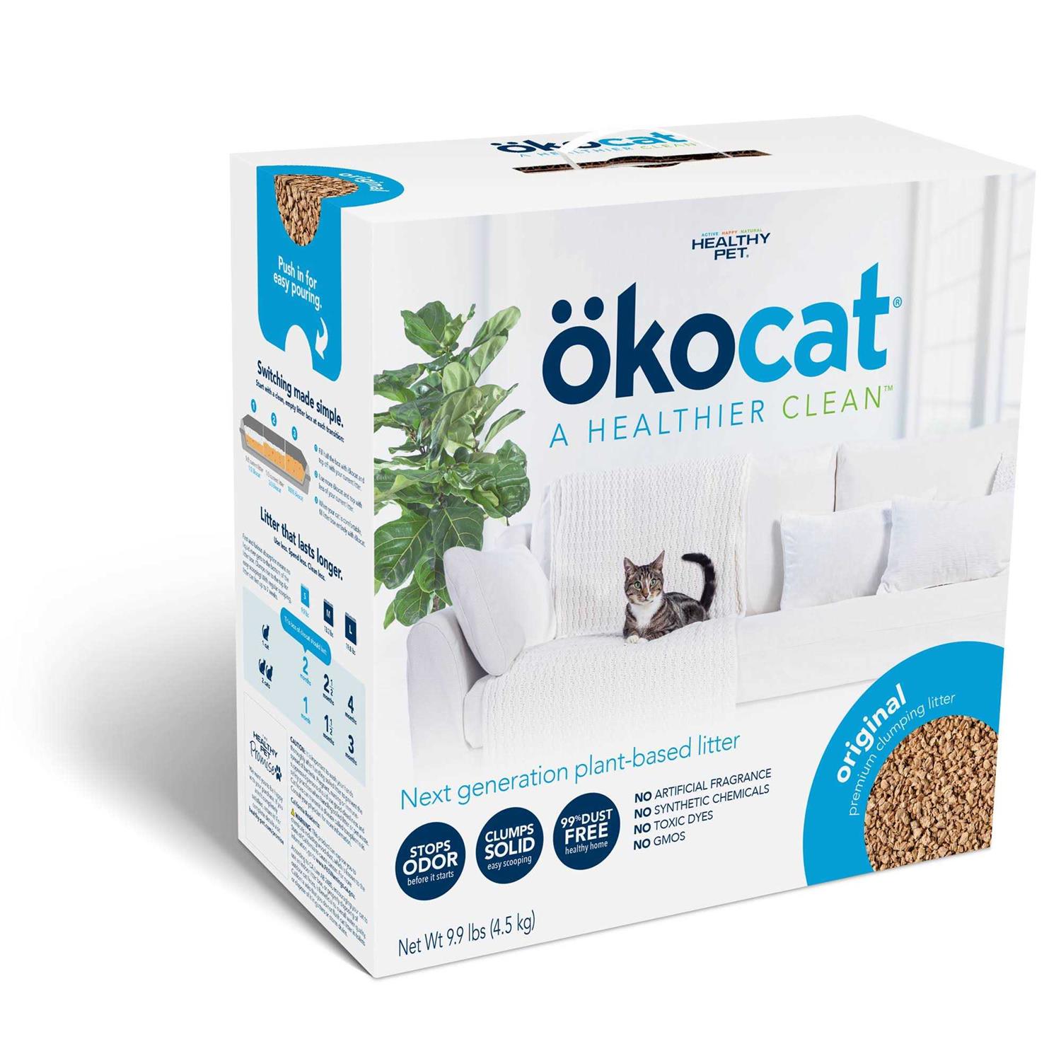Okocat Original Clumping Wood Cat Litter - Healthber