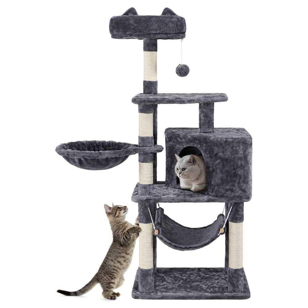 Yaheetech 54.5 inch Cat Tree Tower with Scratching Posts - Healthber