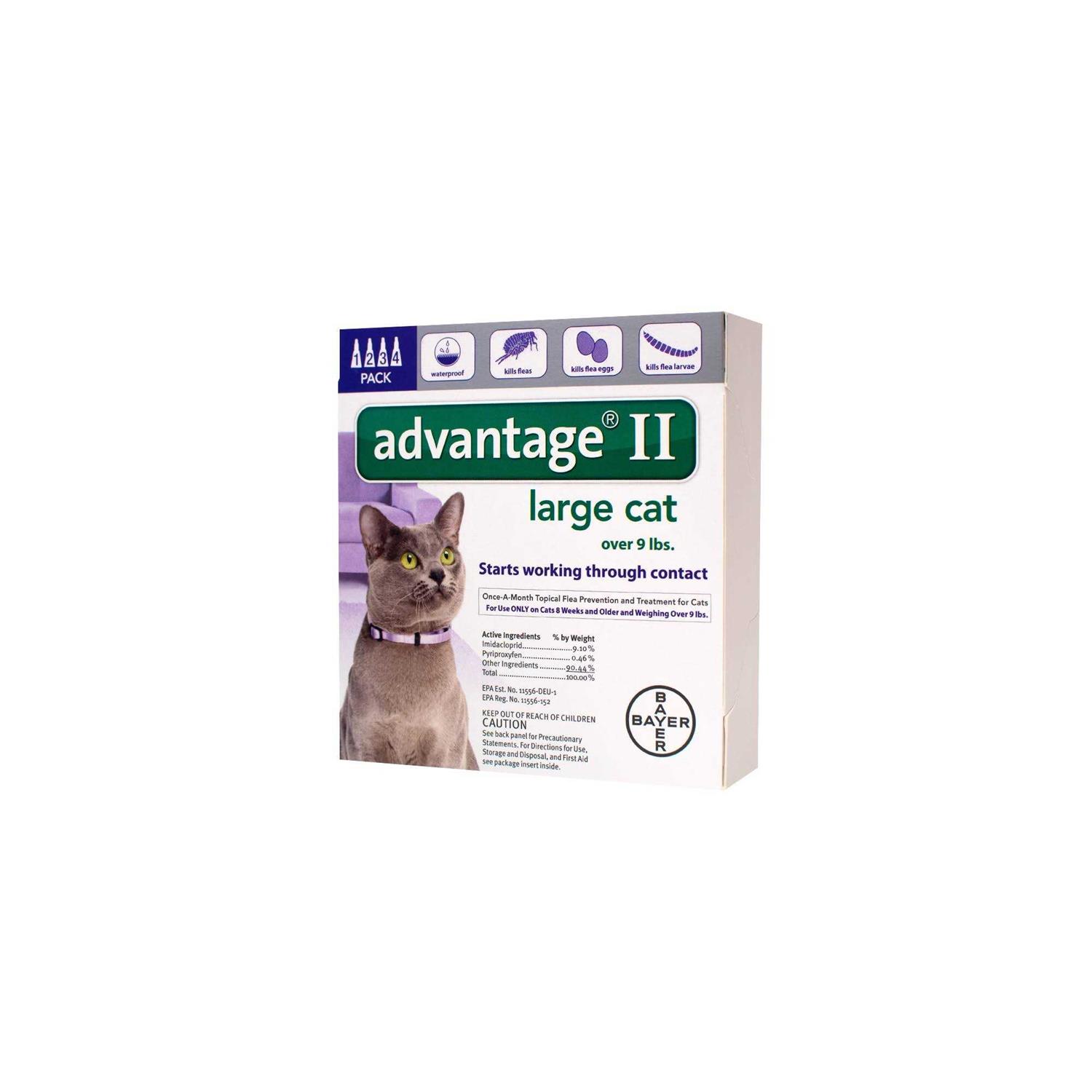 Advantage II Flea Treatment Cats - Healthber