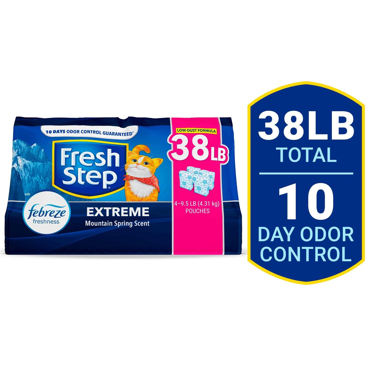 Fresh Step Extreme Febreze Clumping Cat Litter - Healthber