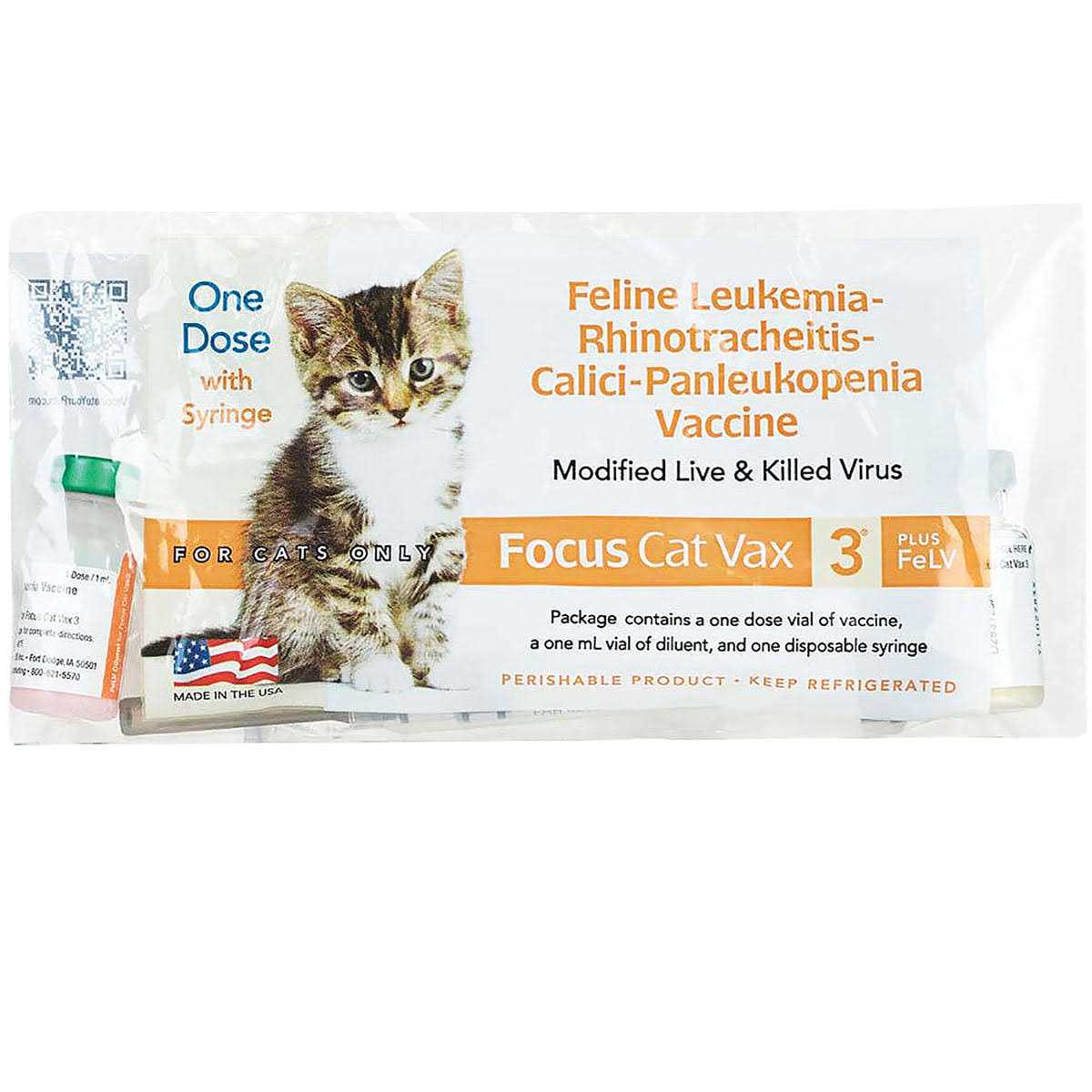 Spectra Focus Cat Vax 3 Plus FeLV - Healthber