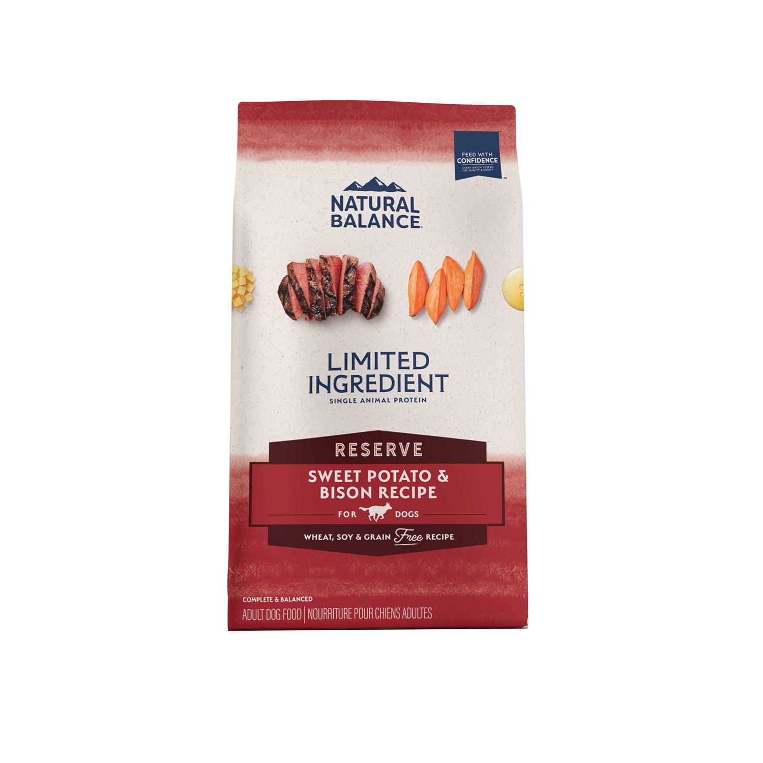 Natural Balance Limited Ingredient Dry Dog Food Sweet Potato Bison - Healthber