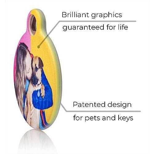 Dog Tag Art Wave Personalized Dog & Cat ID Tag - Healthber