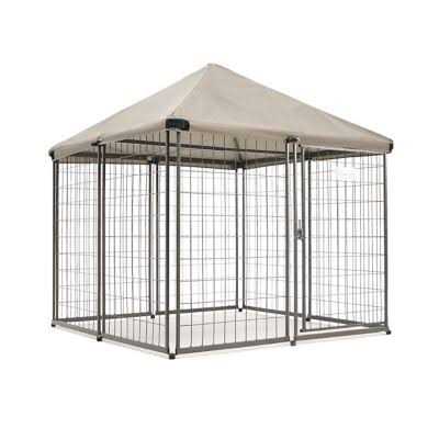 Retriever 5 ft. x 4.5 ft. x 4.5 ft. Pet Retreat Portable Dog Kennel - Healthber