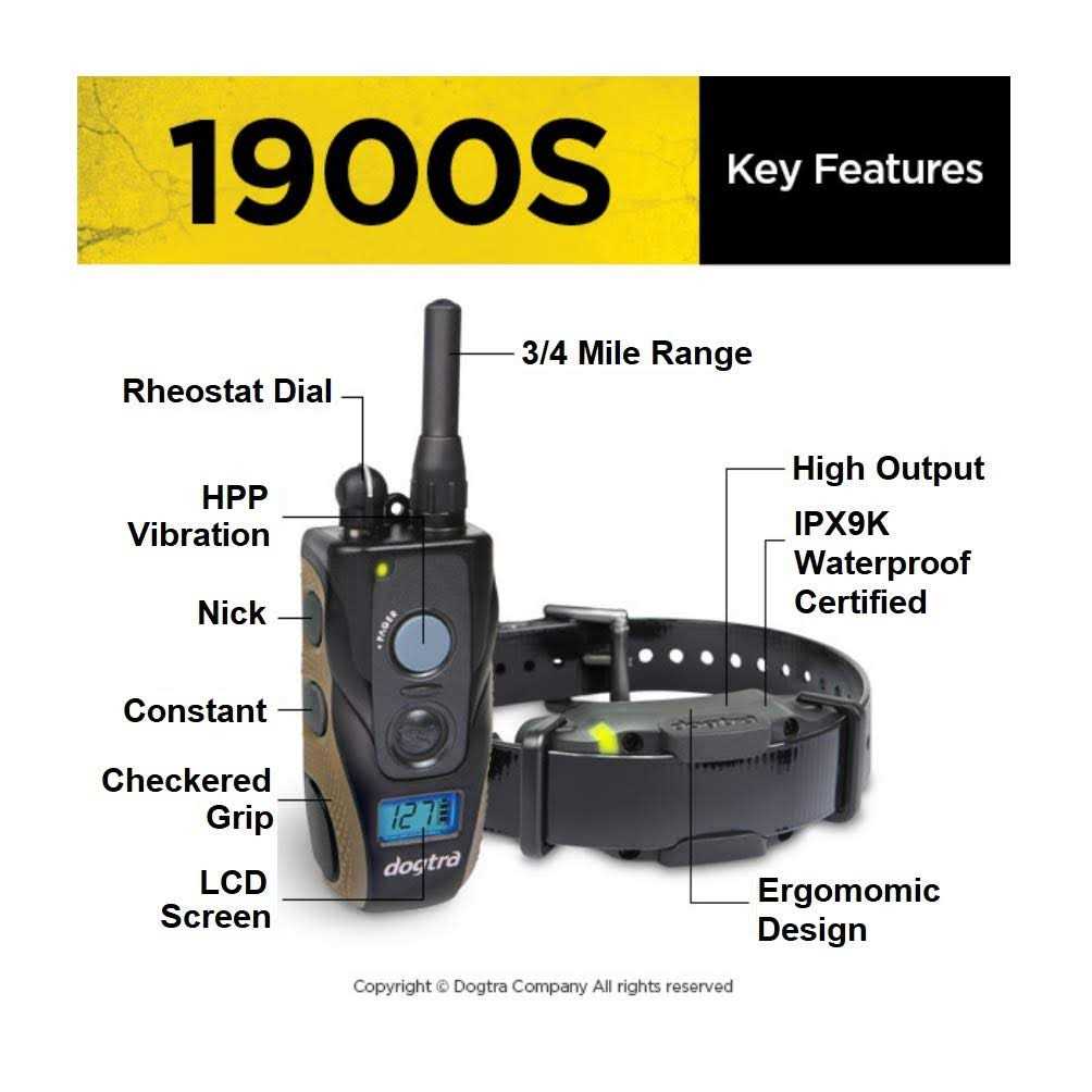 Dogtra 1900S Black Edition 1 Mile Remote Trainer - Healthber