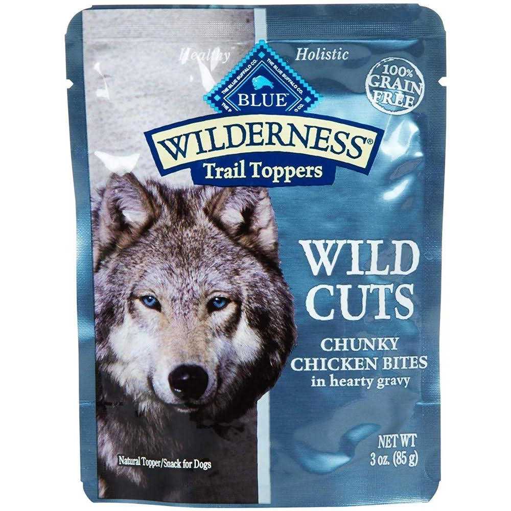 Blue Buffalo Wilderness Trail Toppers Dog Food Wild Cuts Bites - Healthber