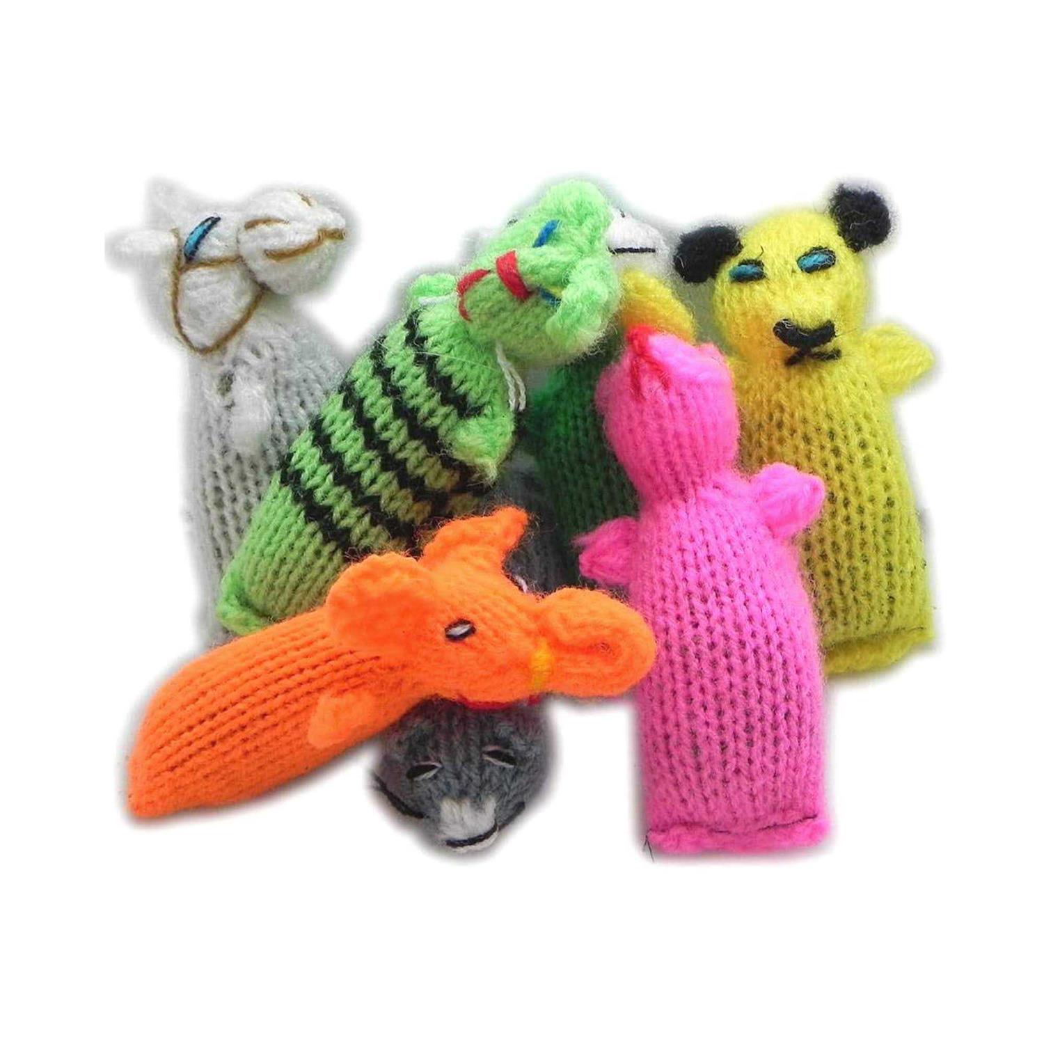 Chilly Dog Barn Yarn Hand Knit Wool Cat Toy with Catnip - Healthber