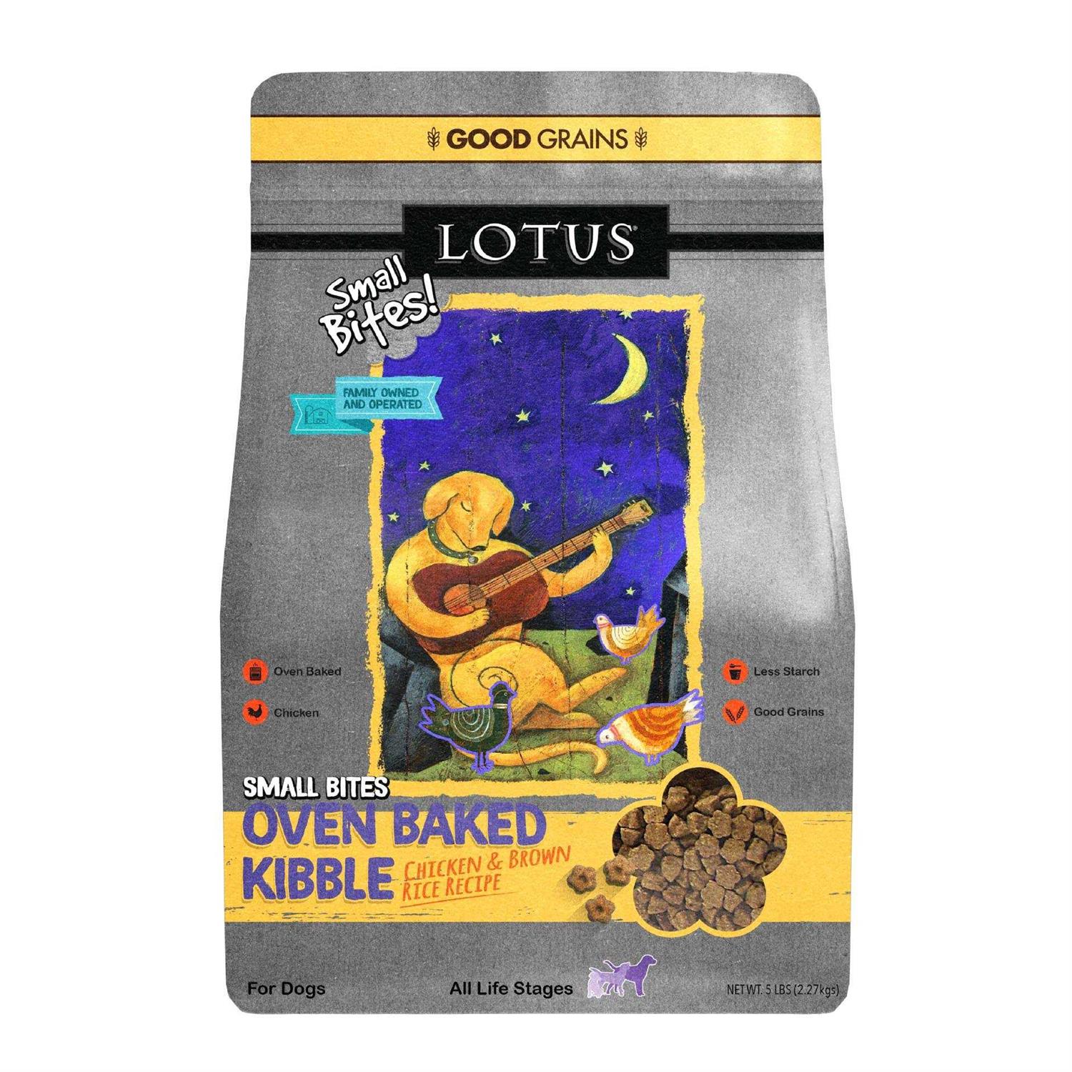 Lotus Chicken Small Bites Dry Dog Food - Healthber
