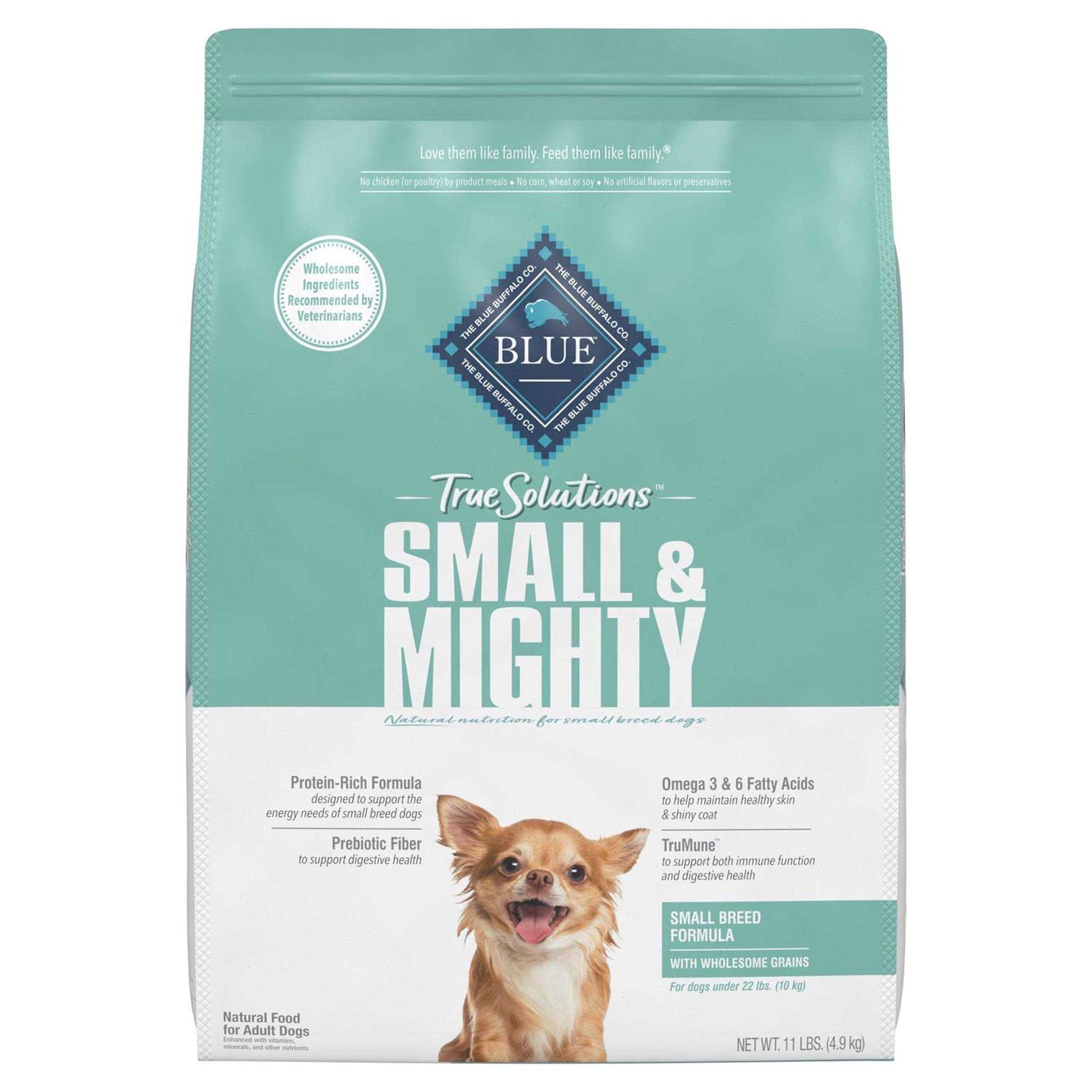 Blue Buffalo True Solutions Small & Mighty Natural Small Breed Adult Dry Dog Food - Healthber