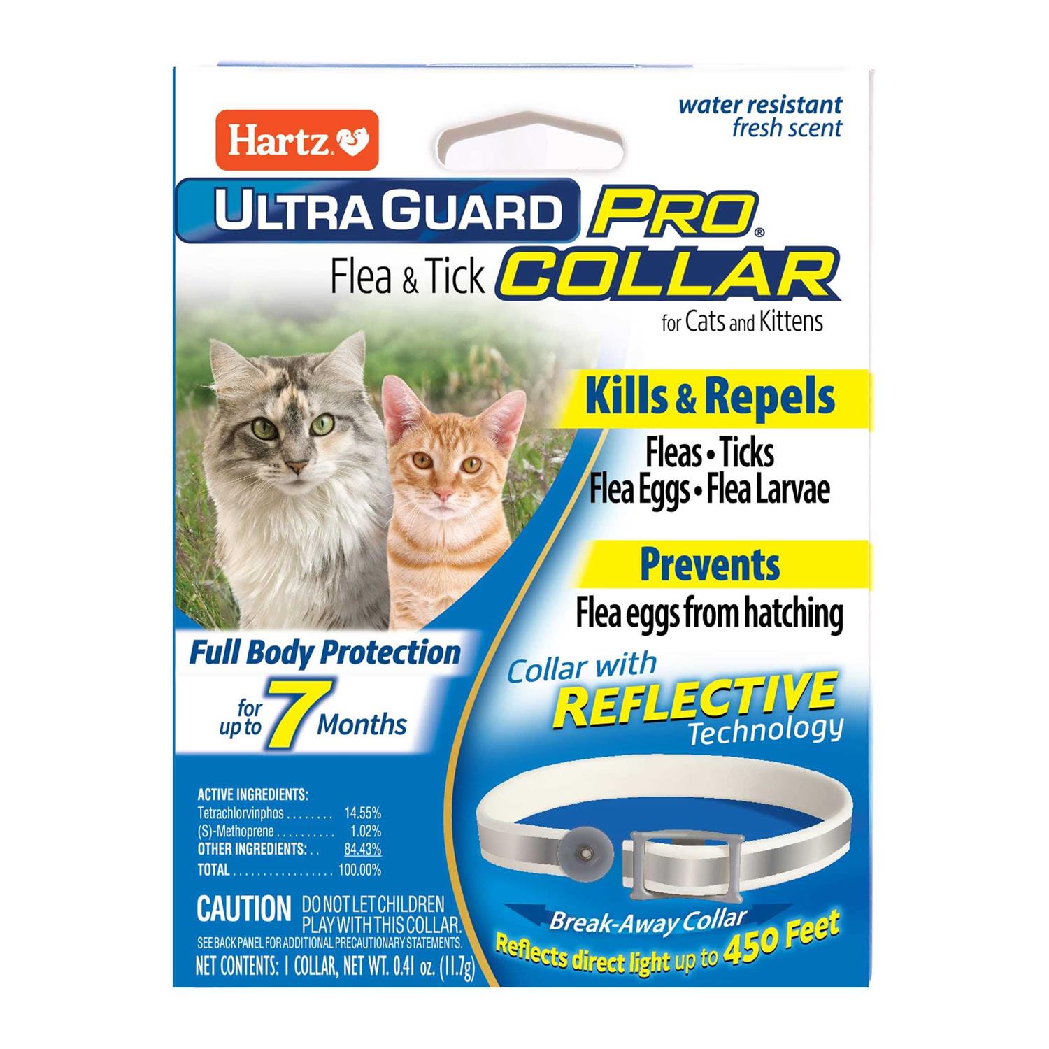 Hartz UltraGuard Pro Reflective Flea and Tick Collar for Cats and Kittens - Healthber