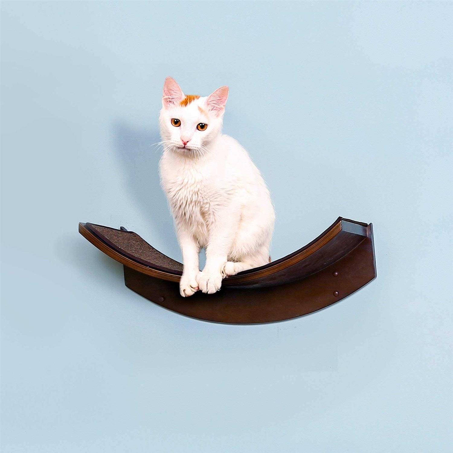 The Refined Feline Lotus Leaf Cat Shelf - Healthber