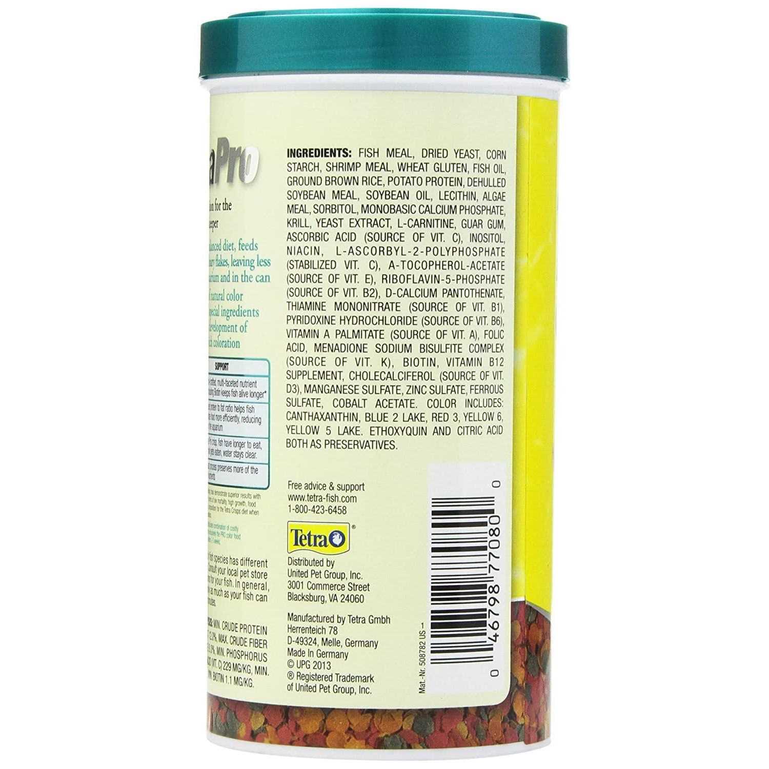 Tetra TetraPro Tropical Crisps Fish Food - Healthber