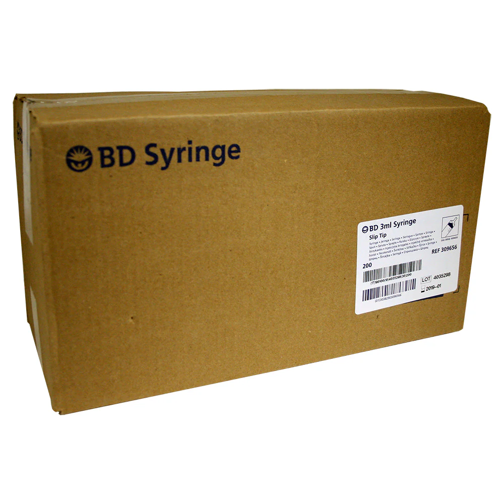 BD Slip Tip Syringes, 3cc, 200 ct - Healthber