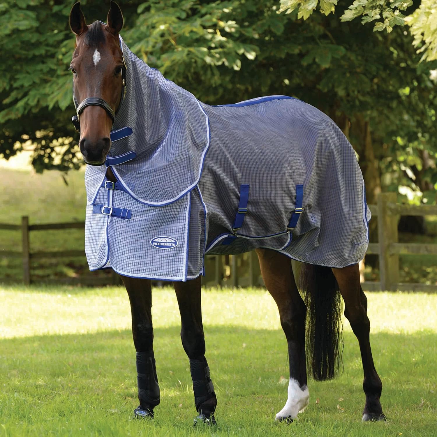 WeatherBeeta ComFITec RipShield Plus Detach-a-Neck Horse Fly Sheet - Healthber