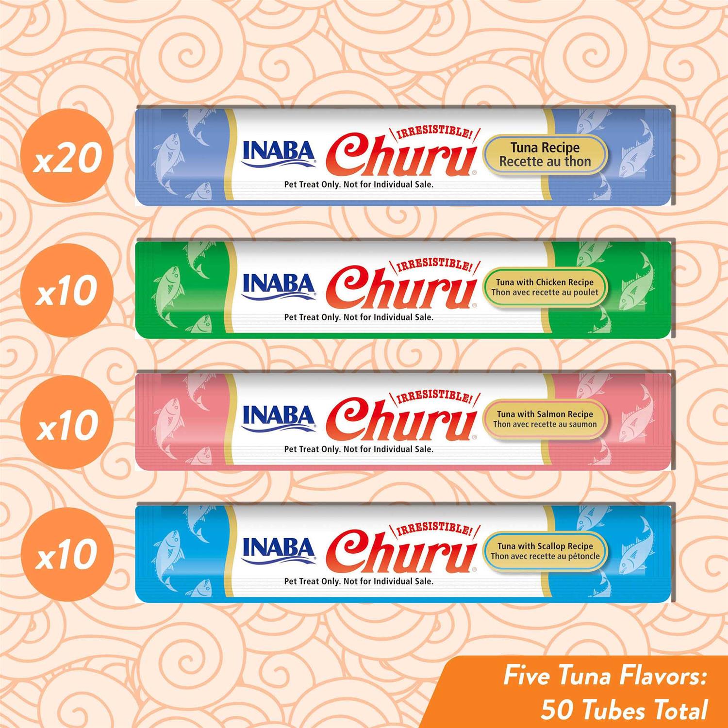 Inaba Churu Tuna Cat Treats Variety Pack - Healthber