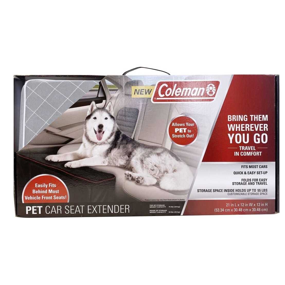 Coleman Dog Seat Storage Extender - Healthber