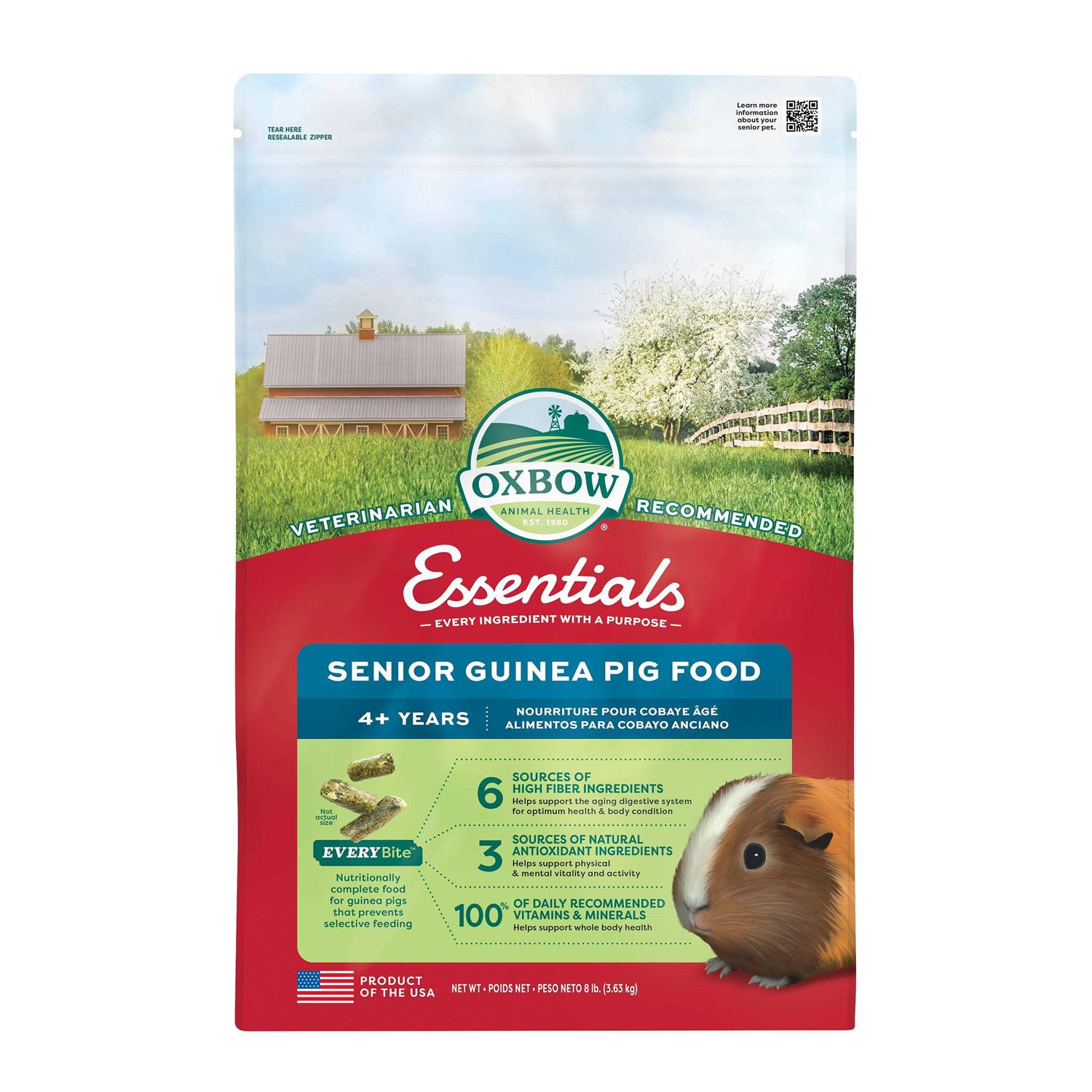 Oxbow Essentials Senior Guinea Pig Food - Healthber