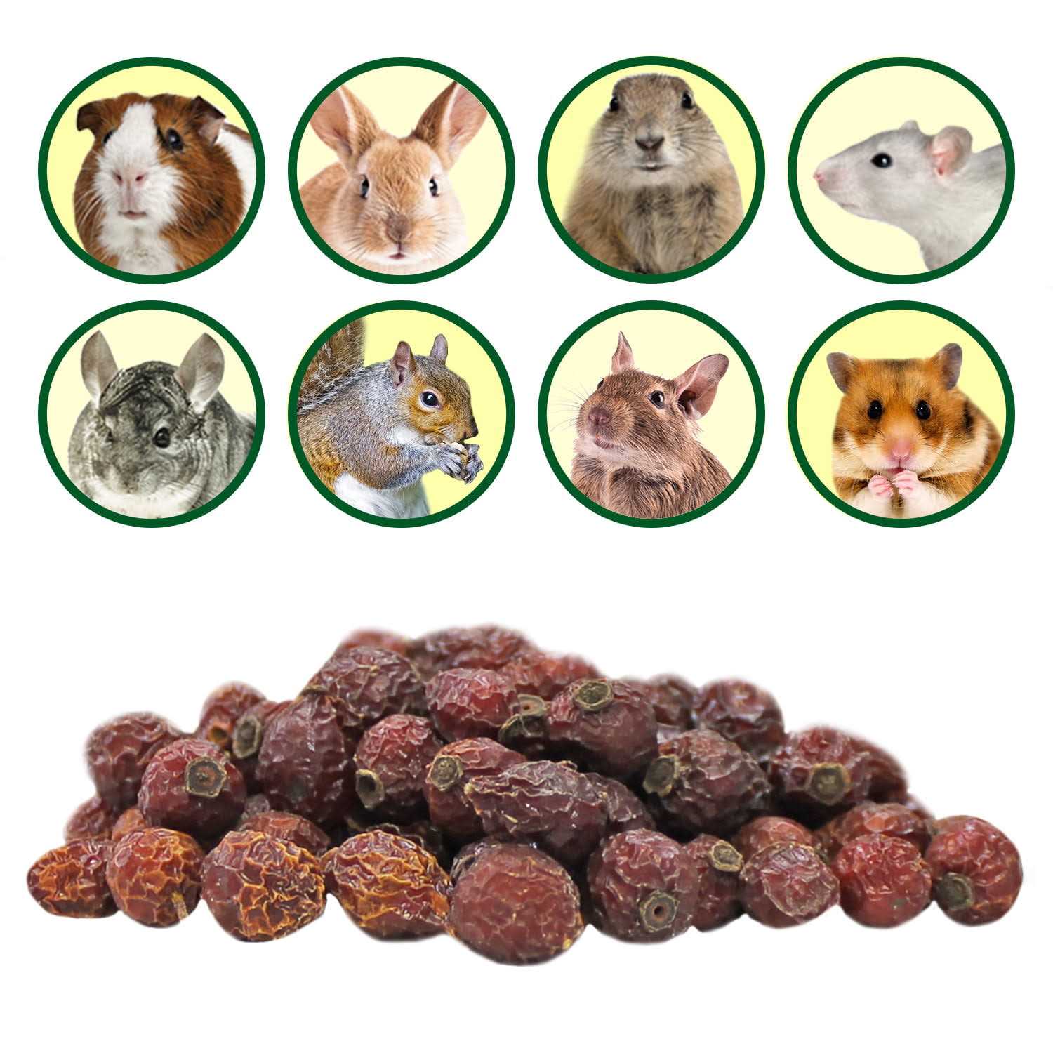 Exotic Nutrition Dried Rose Hips Treat 3 oz - Healthber