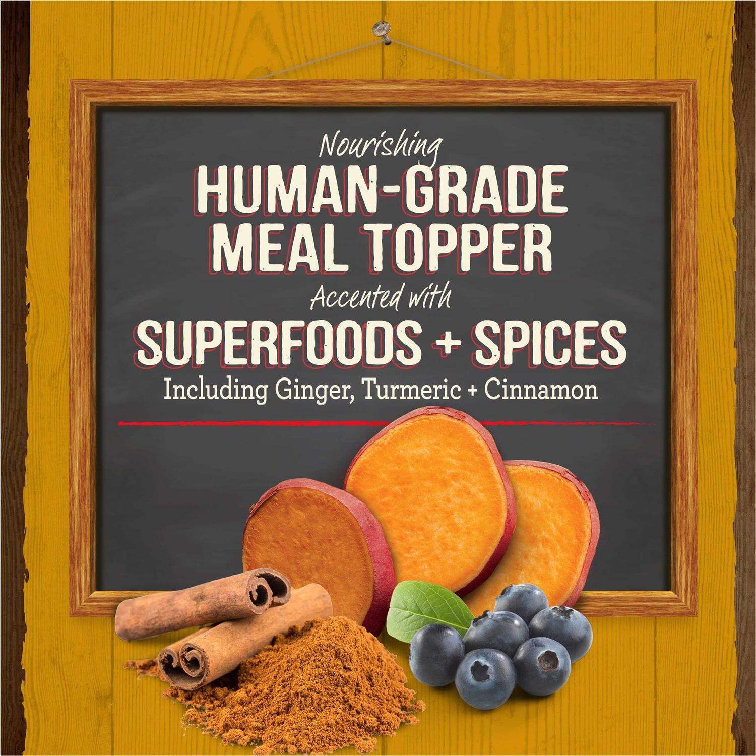 Merrick Chicken Bone Broth Grain-Free Dog Food Topper - Healthber