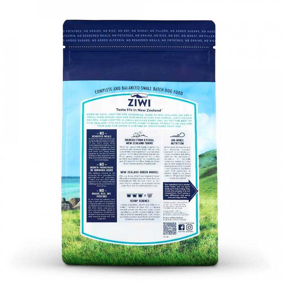 Ziwi Peak Mackerel Lamb Air-Dried Dog Food - Healthber
