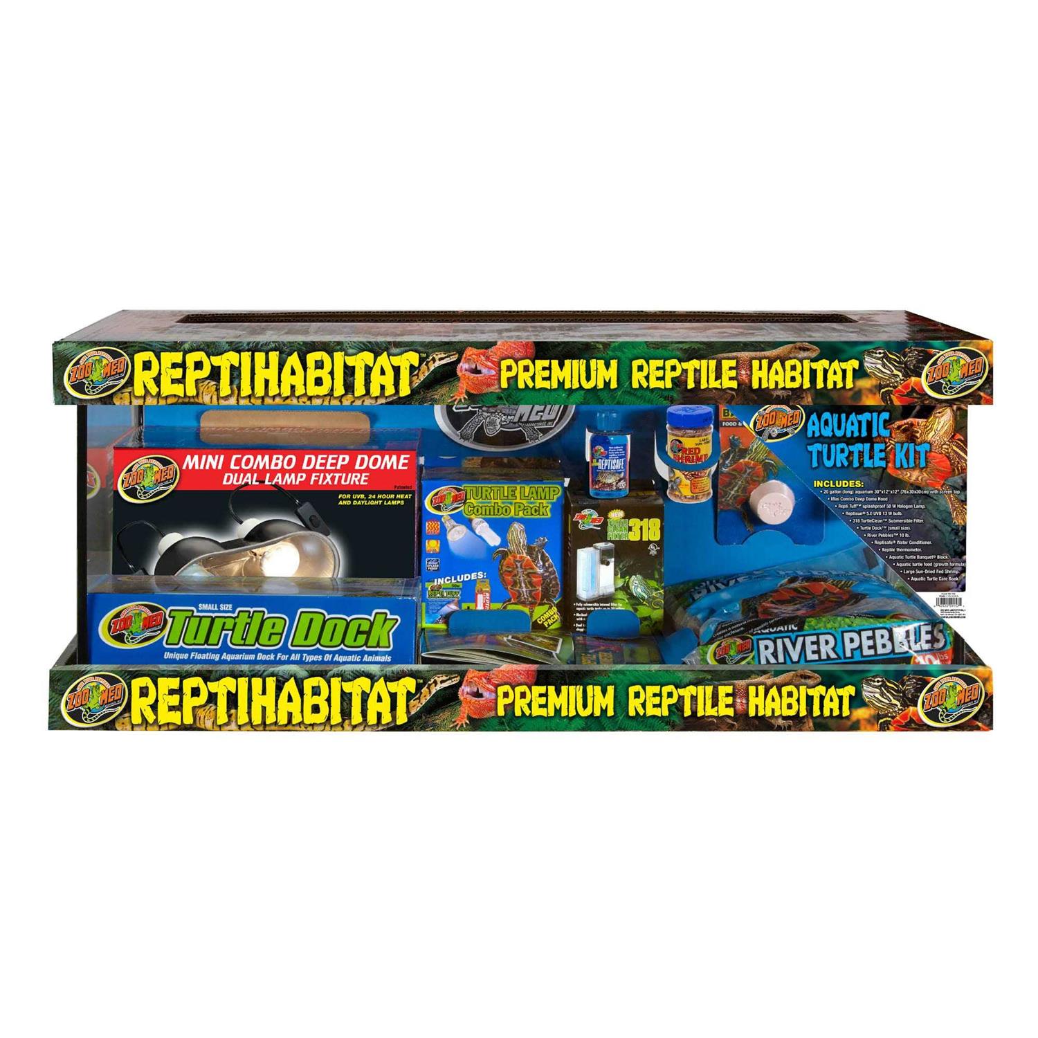 Zoo Med ReptiHabitat Aquatic Turtle Kit - Healthber