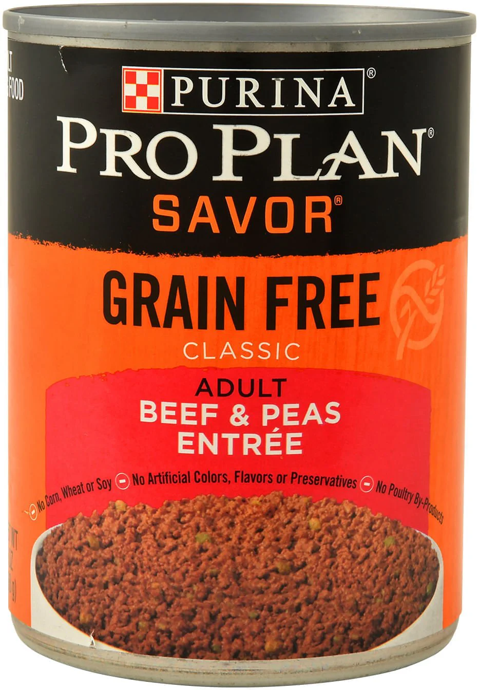 Pro Plan Savor Grain Free Canned Dog Food, Beef and Peas, 13 oz - Healthber