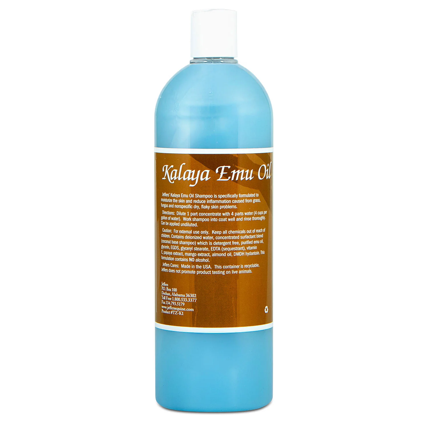 Equine Kalaya Emu Oil Shampoo for Horses - Healthber