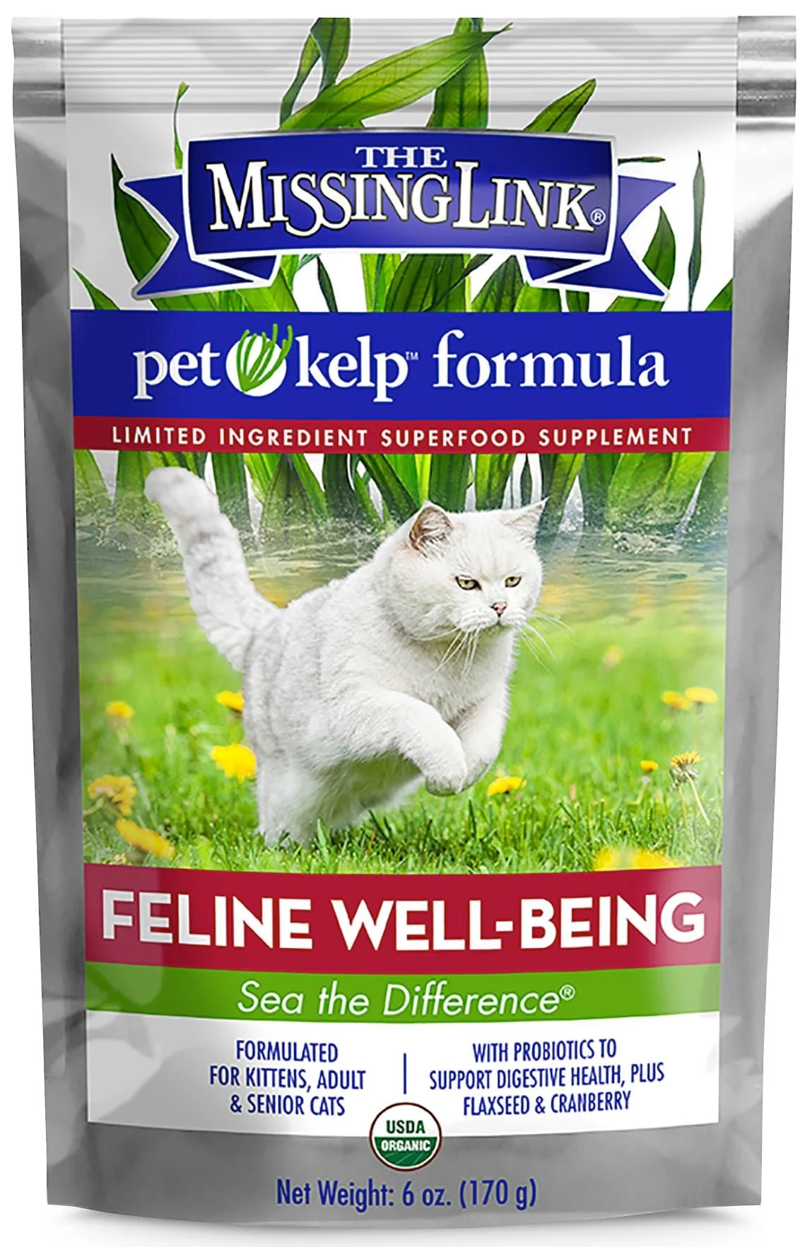 Missing Link Pet Kelp Feline Well-Being Formula - Healthber