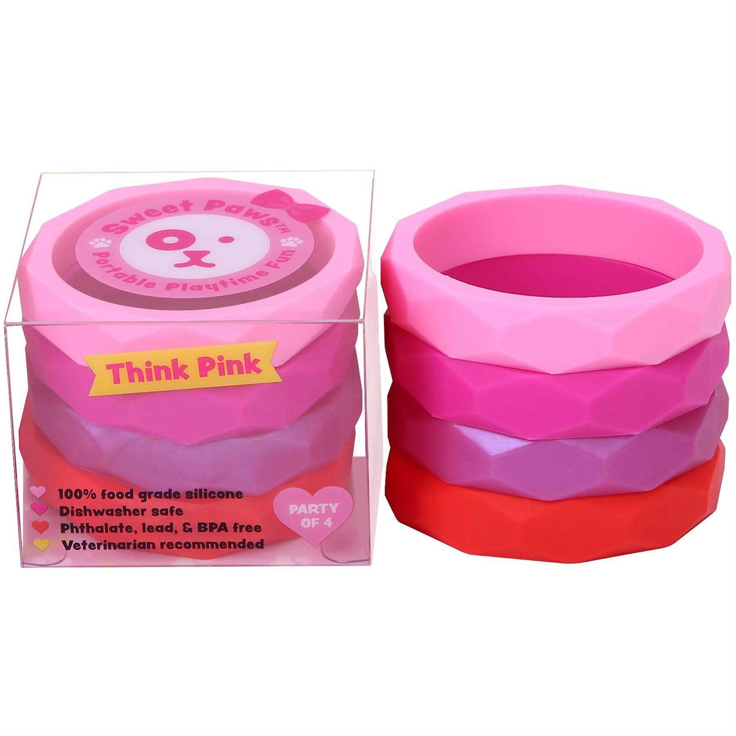 Sweet Paws Wearable Stack Puppy Teether Chew Toy - Healthber