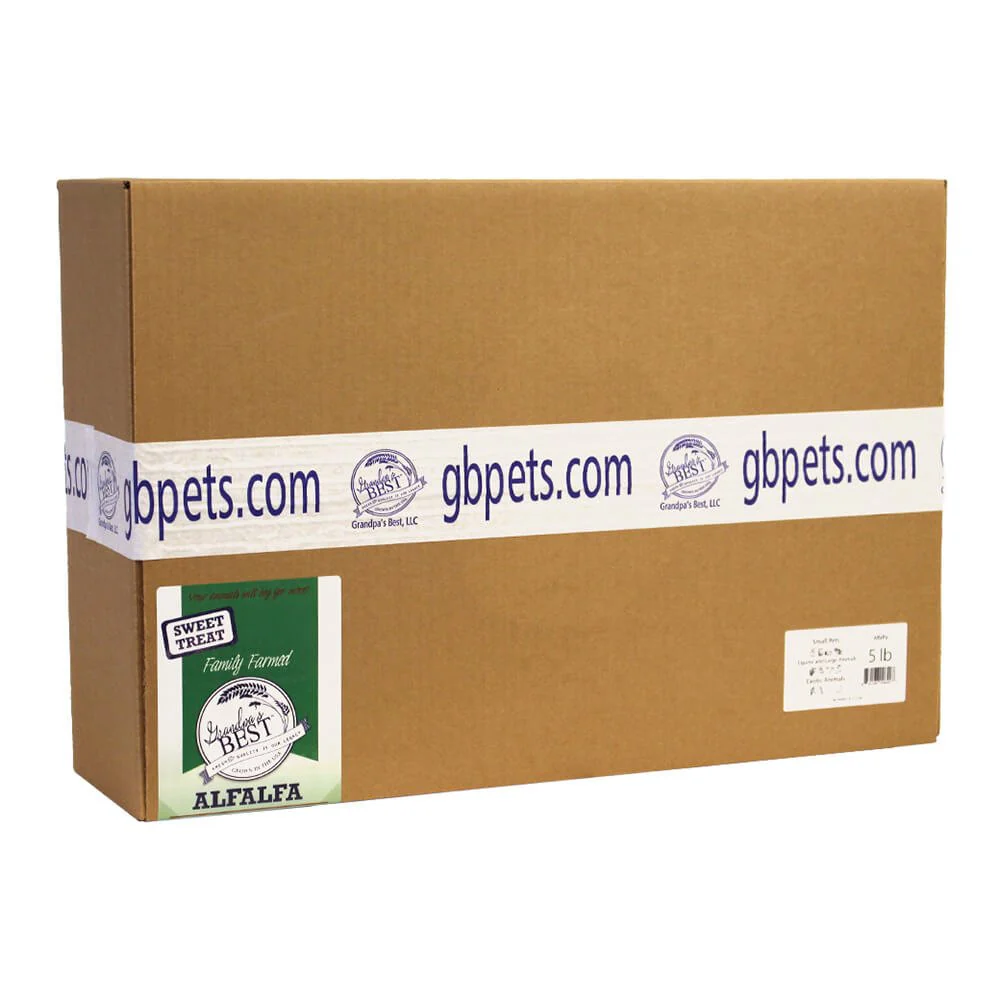 Grandpa's Best Alfalfa Loose Boxed Hay - Healthber