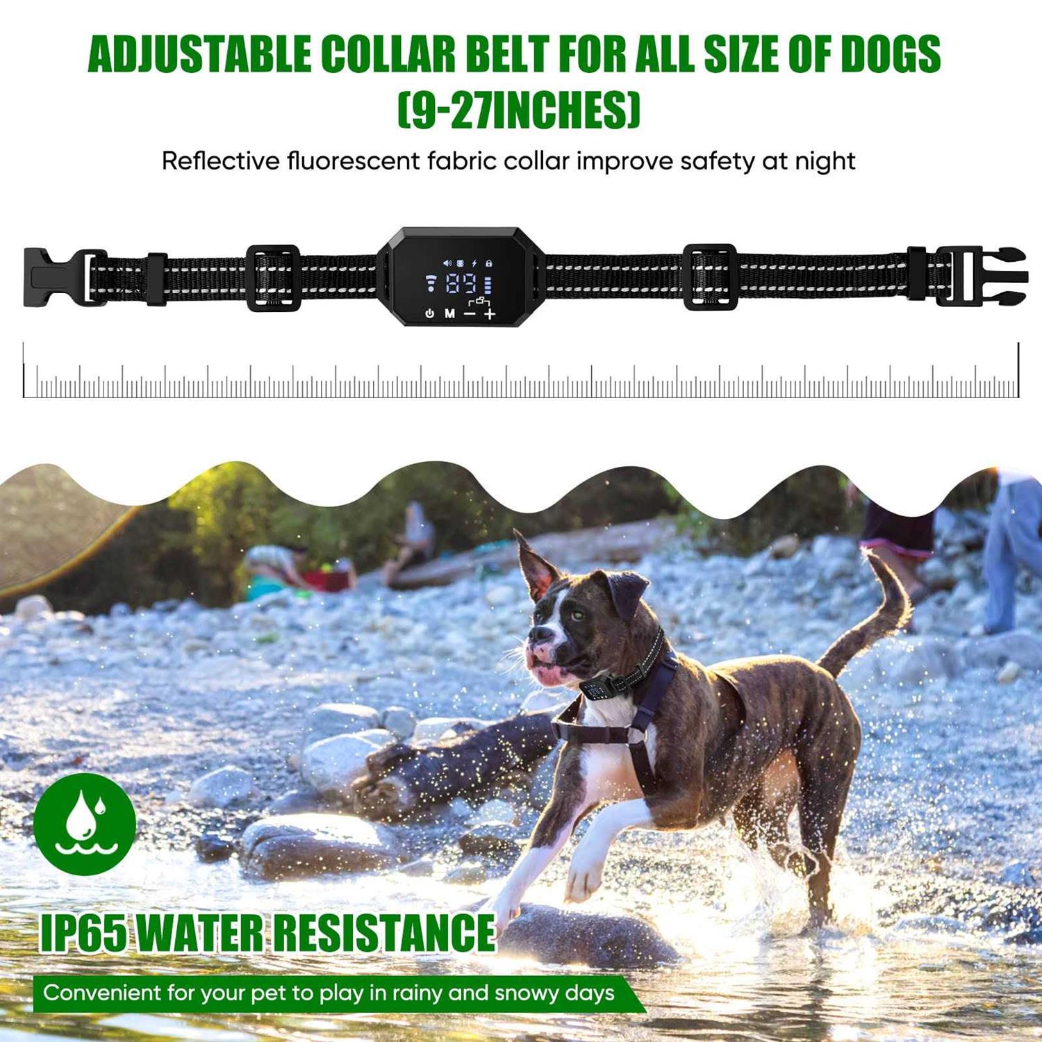 BHCEY Gps Wireless Dog Fence 2023 Electric Fence System for Dogs Portable Gps Wireless Pet Containment System. Large Signal Boundary Range Up to 6560ft - Healthber
