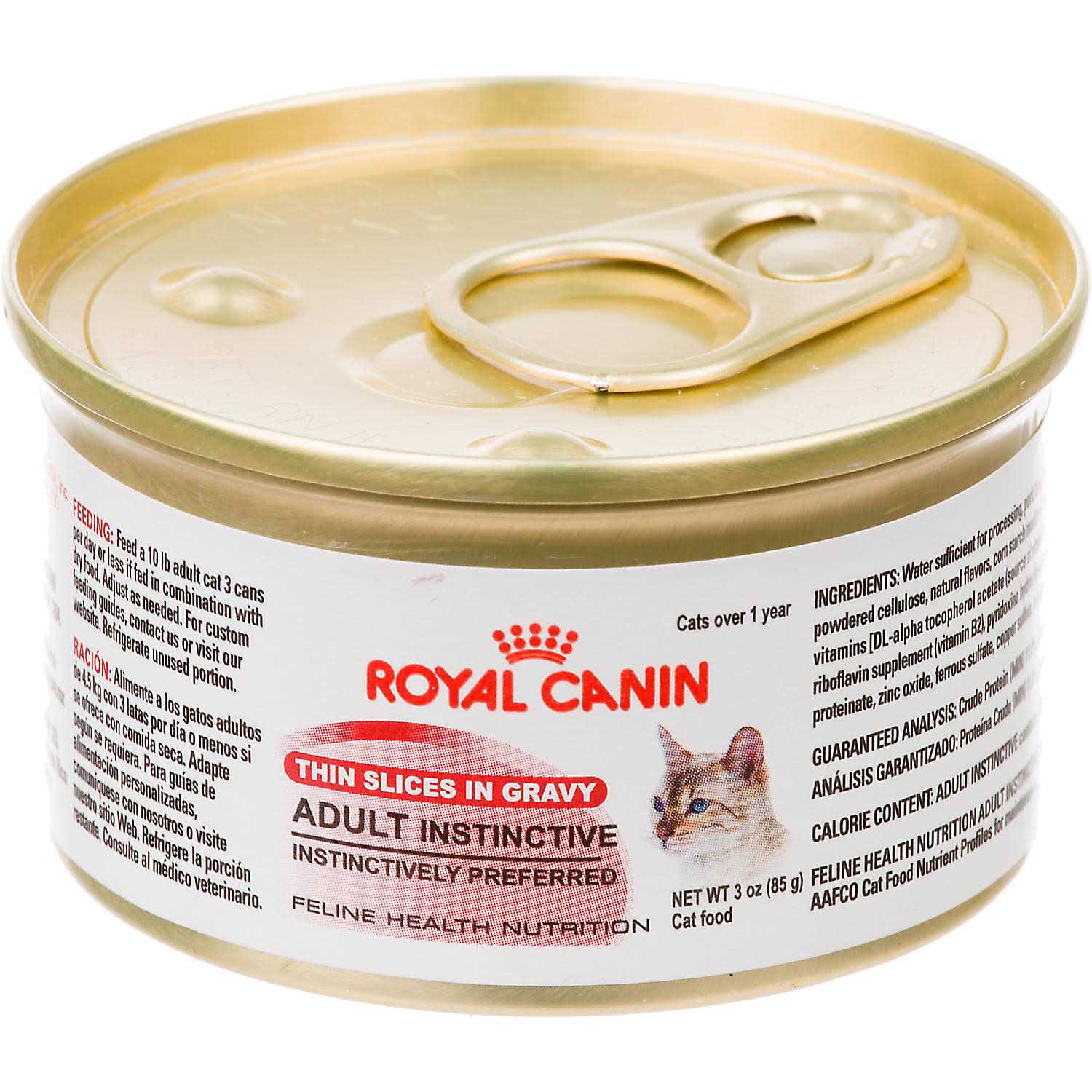 3 oz Royal Canin Feline Health Nutrition Adult Instinctive Thin Slices In Gravy Canned Cat Food - Healthber